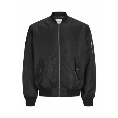 Abbildung von Jack &amp; Jones Bomberjacke, Herren, Größe: Large, Black