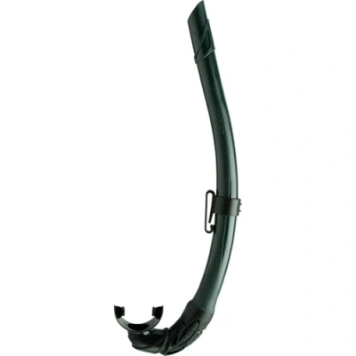 Abbildung von Cressi Erwachsene Corsica Snorkel Schnorchel, Schwarz/Grün, Uni