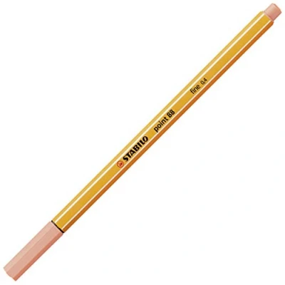 Abbildung von Fineliner STABILO point 88 Einzelstift apricot