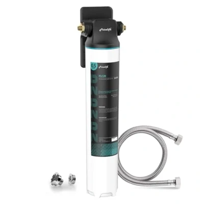Abbildung von Frizzlife SW20 Under Sink Water Filter System, NSF/ANSI 53&amp;42 zertifiziert, 0,5 Mikron reduziert 99,99% Blei, Chlor, schlechten Geschmack &amp; Geruch, Direktanschluss Wasserfilter, 3 Jahre hohe Kapazität