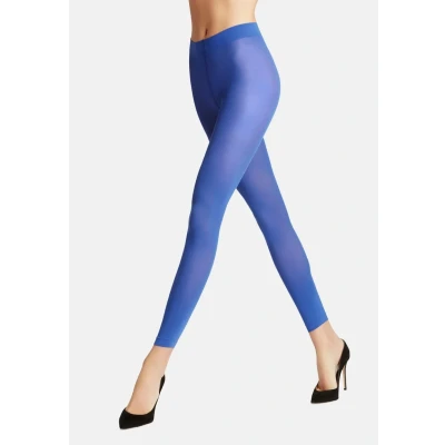 Abbildung von FALKE Damen Leggings Pure Matt 50 DEN W Le halb blickdicht einfarbig 1 Stück, Blau Imperial 6065, L