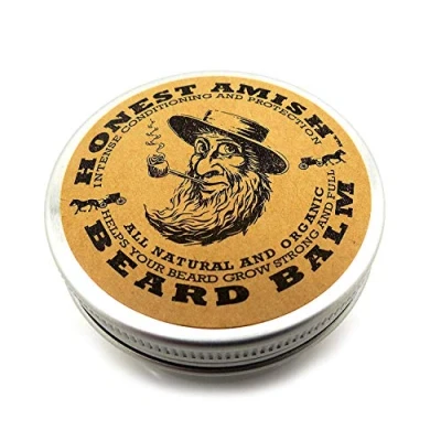 Abbildung von Honest Amish Bartbalsam Leave in Conditioner Hergestellt aus natürlichen und biologischen Zutaten 2 Unzen Dose