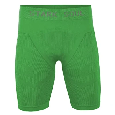 Abbildung von STARK SOUL Unterziehhose, Funktionshosen WARM UP , Herren Sport Shorts, Seamless, schwarz, L XL