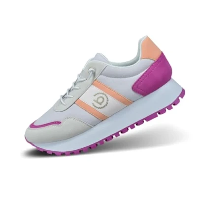 Abbildung von bugatti Sneaker low, Damen, Größe: 37, White/multicolour Schuhe