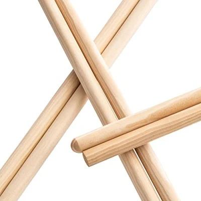 Abbildung von Mendi 6 Holzstäbe Natural 120 cm ⌀ 28 mm