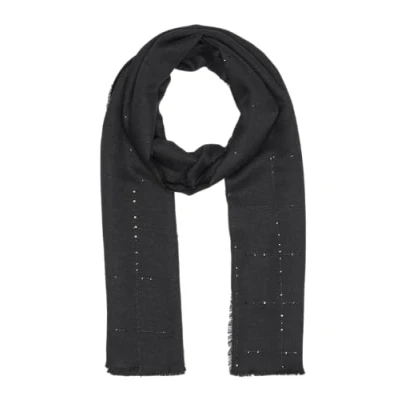 Abbildung von s.Oliver MIT Pailletten Schal, Damen, Größe: One Size, Schwarz