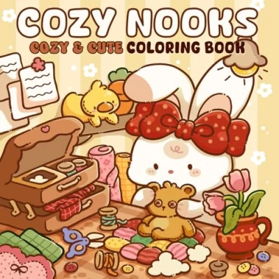 Abbildung von Cozy Nooks: A Soothing Coloring Book for Adults and Teens Featuring Warm Nooks Relaxation Stress Relief