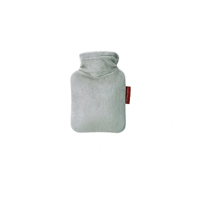 Abbildung von Hugo Frosch Mini Wärmflasche 0,2 l mit Veloursbezug Grau