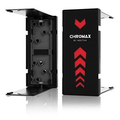 Abbildung von Noctua NA HC7 chromax.black.swap, Kühler Abdeckungen für NH U12A (Schwarz)