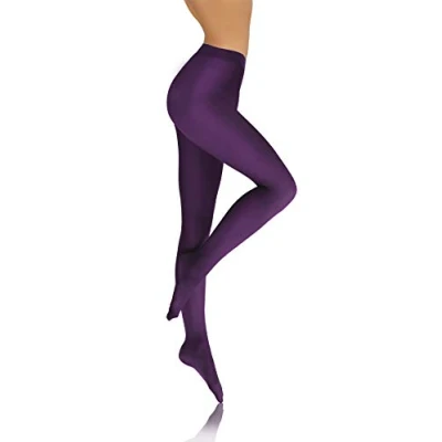 Abbildung von sesto senso Damen Strumpfhose Violett Bunte 40 DEN Blickdicht Microfaser 3 M