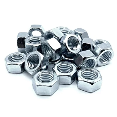 Abbildung von DOJA Barcelona Muttern 50 Sechskantmuttern M6 5 x 10 mm Stahl Verzinkt für Bolzen, Gewindemuttern, Kupplungen, Verstell und Befestigungselemente im Innen Außenbereich...