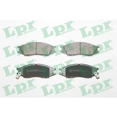 Abbildung von LPR 05P1346 Bremsbelagsatz NISSAN: Almera II Hatchback, 2 Limousine