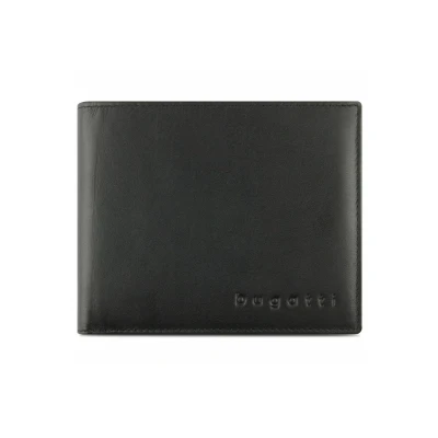 Abbildung von bugatti Super SLIM GELD RFID Schutz 9 CM Geldbörse, Herren, Größe: One Size, Schwarz