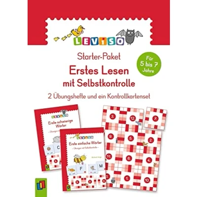 Abbildung von Starter Paket Erstes Lesen mit Selbstkontrolle: 2 Übungshefte und ein Kontrollkartenset (LEVISO)