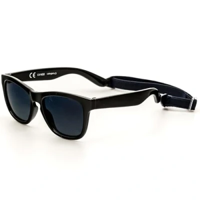 Abbildung von Kiddus Sonnenbrille für Kinder Mädchen Jungen. Ab 2 Jahren. Sicherer UV400 Sonnenfilterschutz. Polarisierende Linsen. Unzerbrechlich. Einstellbares und abnehmbares Band.