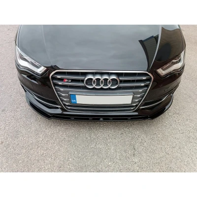 Abbildung von MOTORDROME DESIGN K187 003 Spoilerlippe vorne, unten gloss black AUDI: A3 Hatchback, Sportback