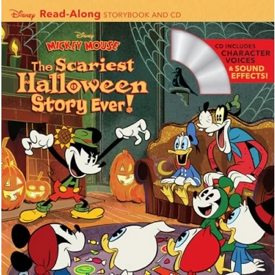 Abbildung von Disney Mickey Mouse: The Scariest Halloween Story Ever! ReadAlong Storybook and CD
