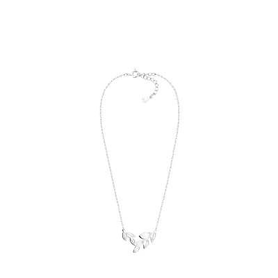 Abbildung von Sofia Milani Damen Halskette 925 Silber Blatt Anhänger N0654