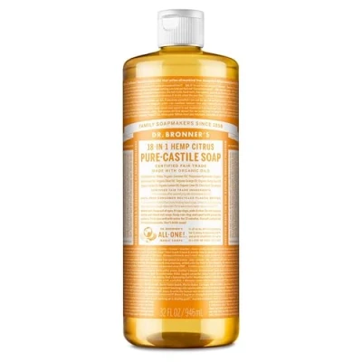 Abbildung von Dr. Bronner ́s 18IN1 Liquid SOAP Citrusorange Duschgel, Größe: 945 ml,