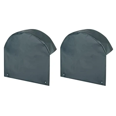 Abbildung von 2X Radabdeckung Reifenabdeckung Schutzhülle Wohnwagen Wohnmobil Anhänger 65x67 cm für 14 und 15&quot; Zoll