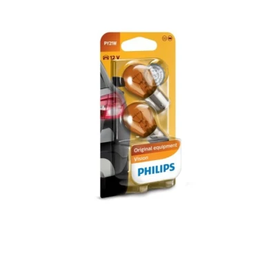 Abbildung von PHILIPS 12496NAB2 Glühlampe, Blinkleuchte gelb 12 21 PY21W, Kugellampe IVECO: DAILY 3 Kasten/Kombi, RENAULT: MEGANE 2 Coupe Cabriolet