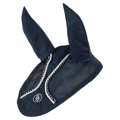 Abbildung von BR Fliegenhaube Glamour Chic Pony Marine / Silber