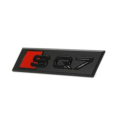 Abbildung von Audi 4M0071805 Schriftzug schwarz vorn Kühlergrill Exclusive Black Edition Emblem, für SQ7 (4M) Facelift