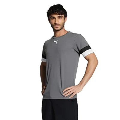 Abbildung von Puma mens Shirt, Smoked Pearl Black White, S