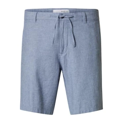 Abbildung von Selected Homme Regularbrody NOOS Shorts, Herren, Größe: Small, Cashmere blue