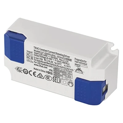 Abbildung von EMOS Dimmbarer LED Trafo Triac 14W, 200 350 mA, 25 40 V DC, Konstantspannung Driver, Treiber, Transformator für Einbauleuchten und Deckenleuchten NEXXO, Dimmer, Panels