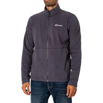 Abbildung von Berghaus Herren Prism Micro Interactive Polartec Jacke, Zusätzliche Wärme, Extra Bequem Fleecejacke Fleecepullover, Grau, L EU