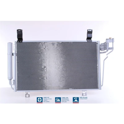 Abbildung von NISSENS 940326 Klimakondensator mit Trockner Aluminium 678 R 134a MAZDA: CX 5 I