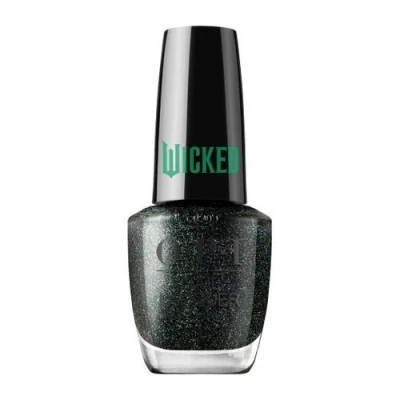Abbildung von OPI x Wicked Nail Lacquer Deflying Gravity Nagellack Schwarz schnelltrocknend hält bis zu 7 Tage mit ProWide Pinsel 15 ml