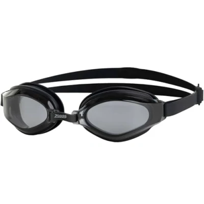 Abbildung von Zoggs Unisex Adult Endura Max Swimming Goggles, Black/Black/Tint Smoke
