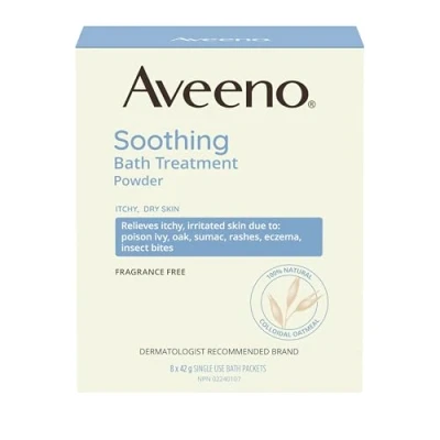 Abbildung von Aveeno Fragrance Free Soothing Bath Treatment 8 Count (Kuren)