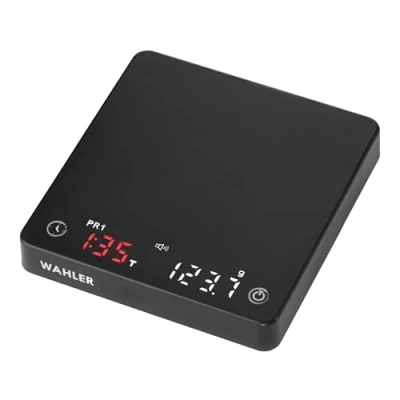 Abbildung von WAHLER® Kaffeewaage mit auto Timer Barista Waage klein Espresso Siebträger I Pour Over mini USB C