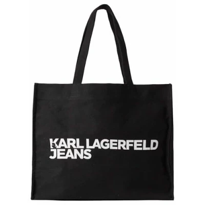 Abbildung von Karl Lagerfeld Jeans LOGO Shopping Bag, Damen, Größe: One Size, Black