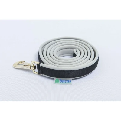 Abbildung von Bucas Lead Rein Dublin Padded Black/Silver One Size Agradi.deVerkauft von Agradi