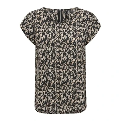 Abbildung von ONLY VIC SS AOP NOOS PTM Bluse, Damen, Größe: 34, Black