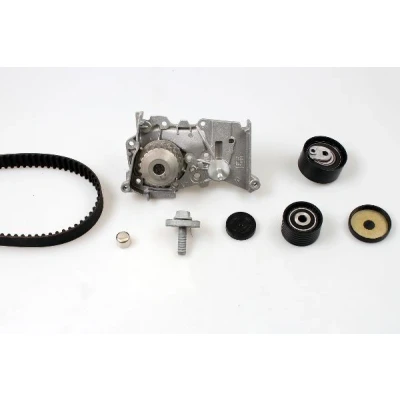Abbildung von HEPU PK08420 Wasserpumpe + Zahnriemensatz 132 RENAULT: CLIO 3, SCENIC 2, MEGANE 3 Grandtour, DACIA: Duster Off Road, Sandero I, Logan I MCV