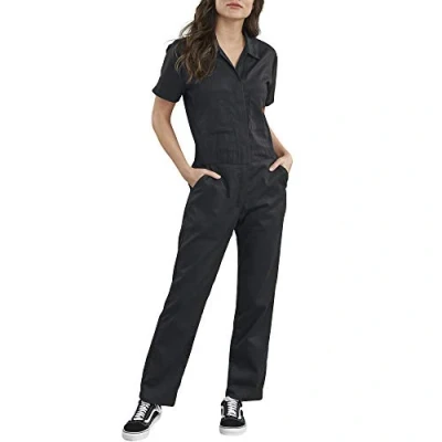 Abbildung von Dickies, Damen, Dickies Flex Kurzarm Overall, Schwarz, L