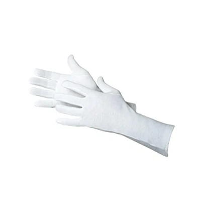 Abbildung von Jah Blanco:Tex 3101 Baumwollhandschuh 12 Paar oekotex mittelschwer 35 cm lang weiß Gr. 8