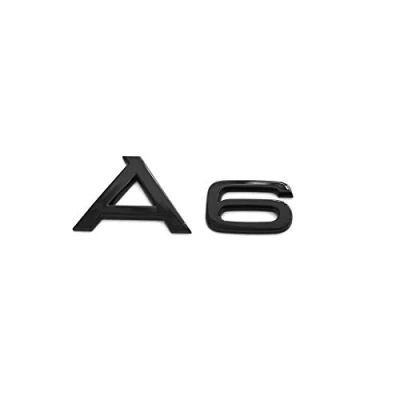 Abbildung von Audi 4K0071803 Schriftzug A6 schwarz Tuning Exclusive Black Edition Emblem