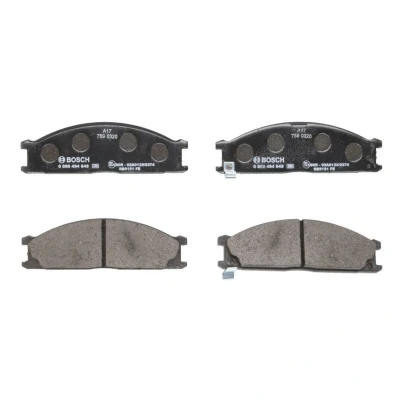 Abbildung von BOSCH 0 986 494 848 Bremsbelagsatz Low Metallic mit integriertem Verschleißwarnkontakt, akustischer Verschleißwarnung NISSAN: NP300 Navara Pickup