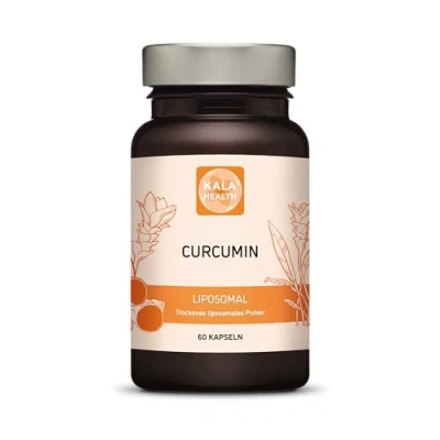 Abbildung von Kala Health Liposomal Kurkuma Kapseln für eine optimale Curcumin Aufnahme hochdosiertes (Kurkumin) (60)