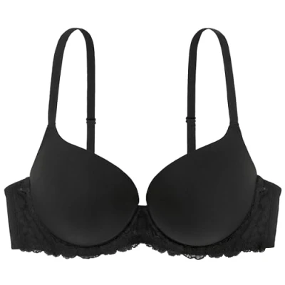 Abbildung von Dorina Damen Claire Push up BH, Schwarz, 70D EU