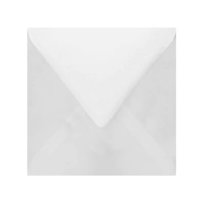 Abbildung von Netuno 50 Briefumschläge Weiß quadratisch 15,5 x cm 100g quadratische Umschläge nassklebend ohne Fenster weiße Briefkuverts Briefhüllen Papier Geschäfts