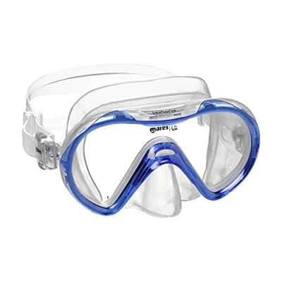 Abbildung von Mares Kinder Maske Aquazone Seahorse, Unisex Blau Trasparent, OneSize