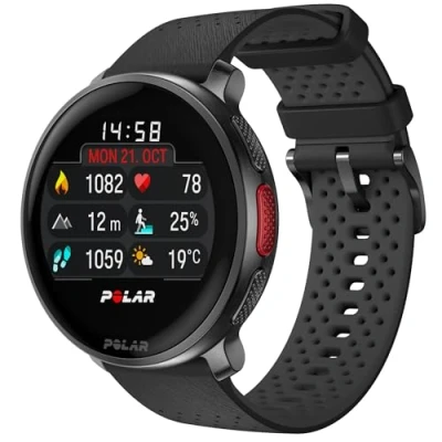 Abbildung von Polar Vantage V3, Sportuhr mit GPS, Fortschrittliches Herzfrequenz Messgerät und Längere Akkulaufzeit, Smartwatch Funktionen für Männer Frauen, Offline Karten, Laufuhr, Triathlon Uhr