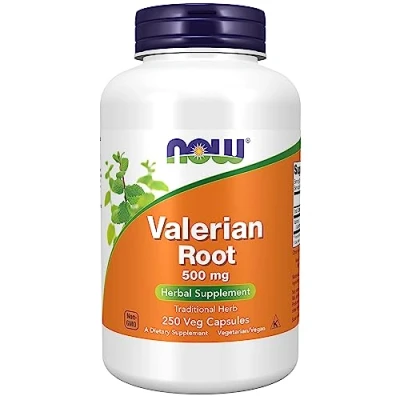 Abbildung von Now Foods, Valerien Root (Baldrianwurzel), 500 mg, 250 vegane Kapseln, Laborgeprüft, Glutenfrei, Sojafrei. Vegetarisch